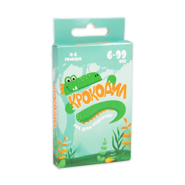 Настільна розважальна гра «Крокодил» 30786 українською мовою 35 карток (30786)
