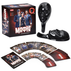 Настільна гра "Мафія" AI 001 маска 10 штук картки, 30 штук, картки для ведучого 21 штука (AI 001)