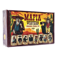 Командна рольова гра "MAFIA WESTERN" MKZ0815, 24 картки (MKZ0815)