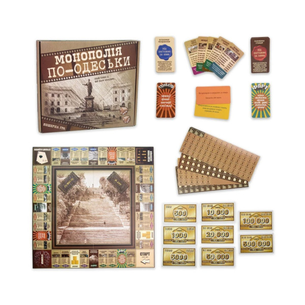 Настільна гра "Монополія по-Одеси" Strateg 30318 економічна (30318)