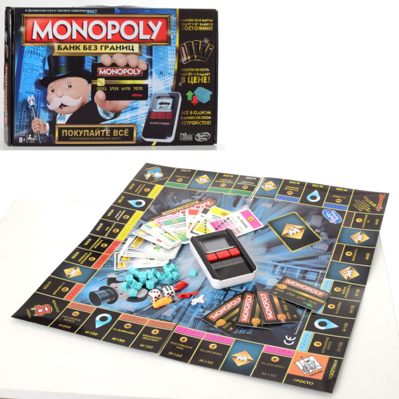 Настольная игра Монополия 4007 с терминалом