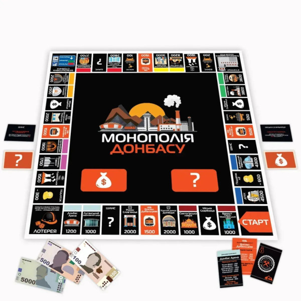 Настільна гра Монополія Донбасу PLR-0046 від 2 до 5 гравців (PLR-0046)