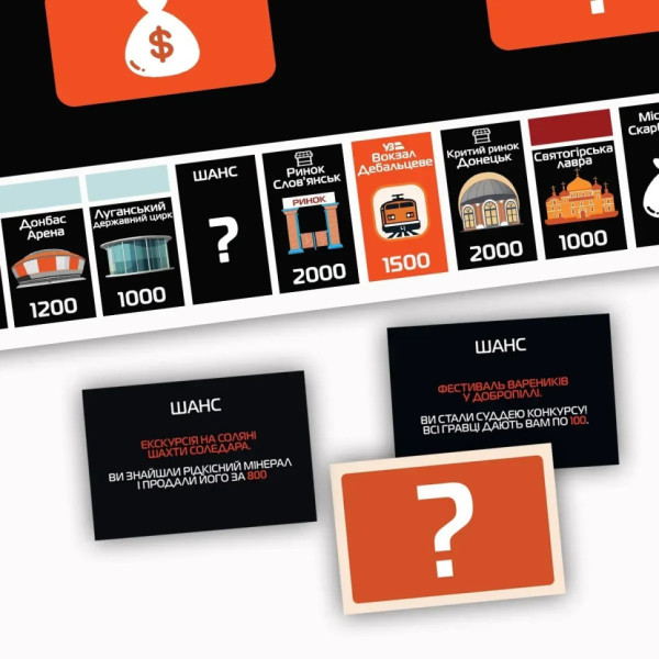 Настільна гра Монополія Донбасу PLR-0046 від 2 до 5 гравців (PLR-0046)