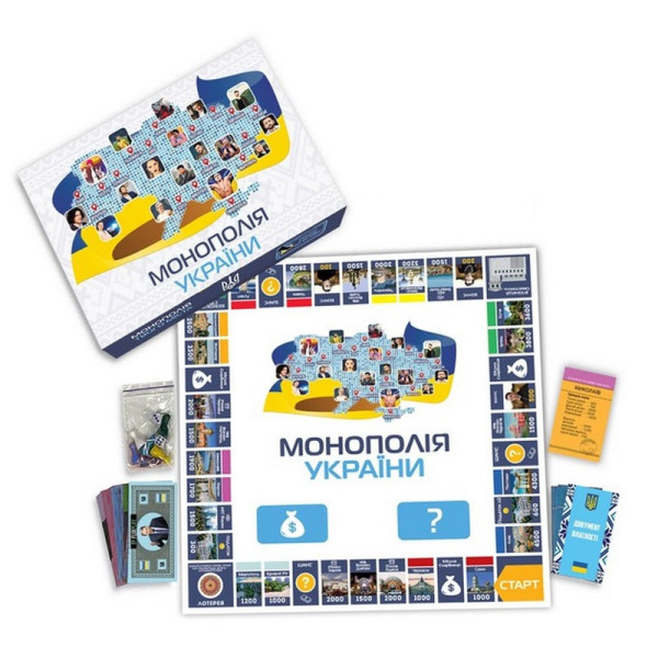 Настольная игра "Монополия Украины" PLR-0044 на украинском языке (PLR-0044)
