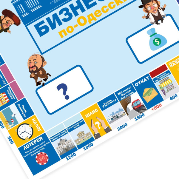 Настільна гра Бізнес по–Одеськи PLR-0047 від 2 до 5 гравців (PLR-0047)