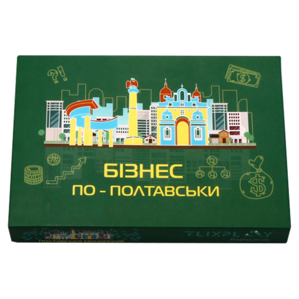 Настільна гра "Монополія Бізнес по-Полтавськи" PLR-0030 (PLR-0030)