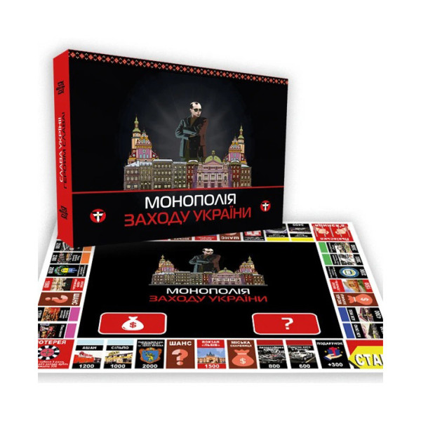 Настільна гра "Монополія Заходу України" PLR-0040 від 2 до 5 гравців (PLR-0040)