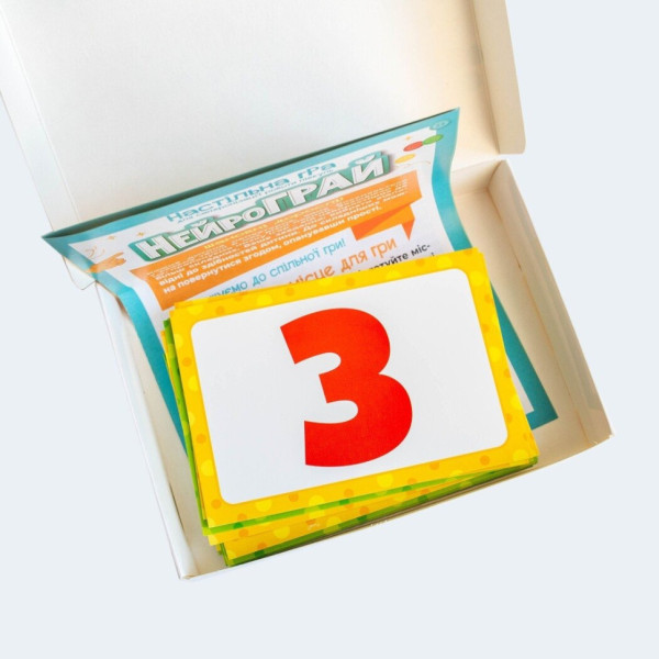 Настільна гра "НейроГрай" 10109170 для синхронізації роботи півкуль (10109170)