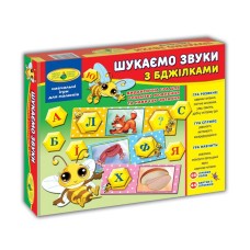 Дитяча настільна гра "Шукаємо звуки з бджілками" 82593 укр. мовою