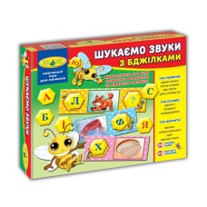 Детская настольная игра "Ищем звуки с пчелками" 82593 на укр. языке