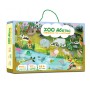 Детская обучающая игра с многоразовыми наклейками "ZOO Абетка" (КП-005) KP-005 на укр. языке