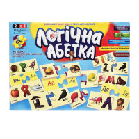 Дитячі розвиваючі пазли Логічна абетка DT66Asp-U укр. мовою (DT66Asp-U)
