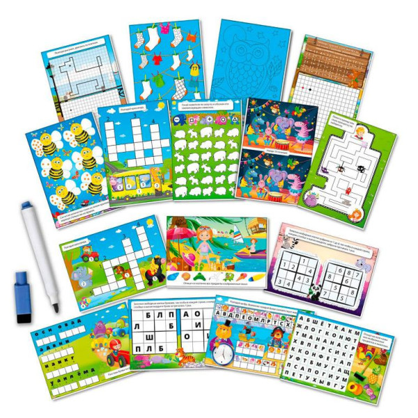 Пиши та витирай "Зебра. Просунутий рівень" VT5010-06 укр. мовою (VT5010-06)