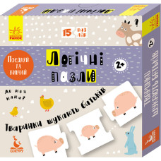 Дитячі логічні пазли "Тварини шукають батьків" 889001 укр. мовою (889001)