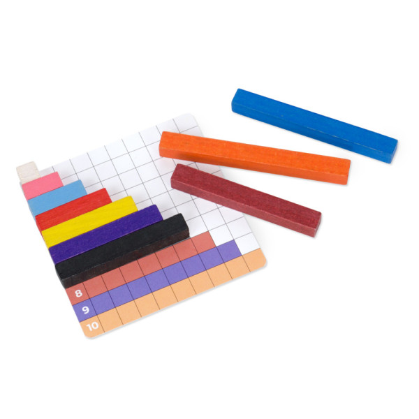 Навчальний набір "Палички для рахунку Кюїзенера" Igroteco 900385, 56 деталей (900385)