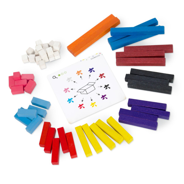 Навчальний набір "Палички для рахунку Кюїзенера" Igroteco 900385, 56 деталей (900385)