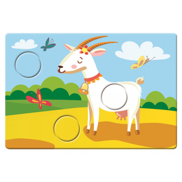 Дитяча гра-логіка "Звірятка на фермі" 917002 укр. мовою (917002)