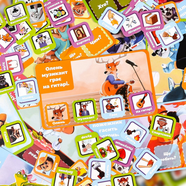 Настольная игра "Мастера предложений" 30682 жетоны 80 штук (30682)