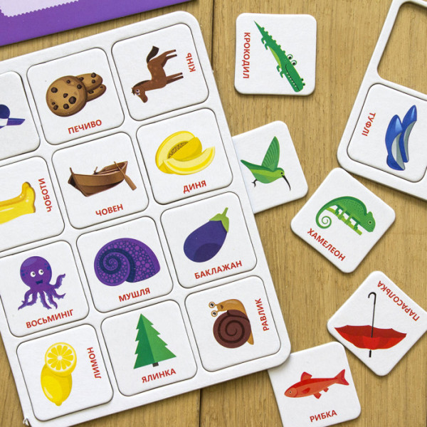 Дитячі логічні ігри "Вивчай кольори" 918001, 24 картки укр. мовою (918001)