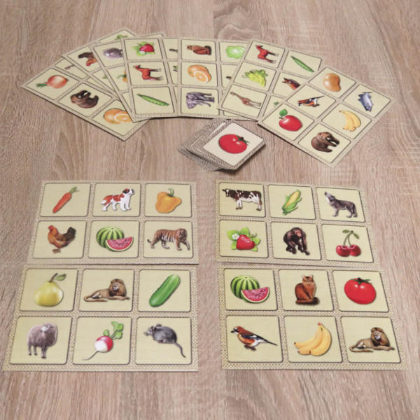 Навчальна настільна гра Лото "ENGLISH" 0796 ілюстрована (0796)