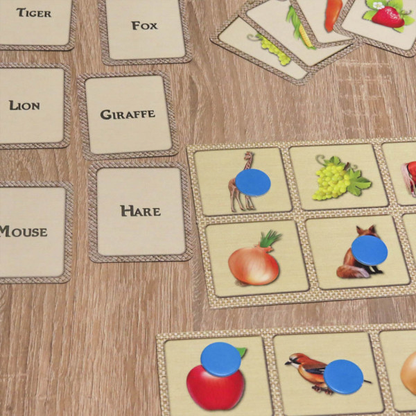 Навчальна настільна гра Лото "ENGLISH" 0796 ілюстрована (0796)