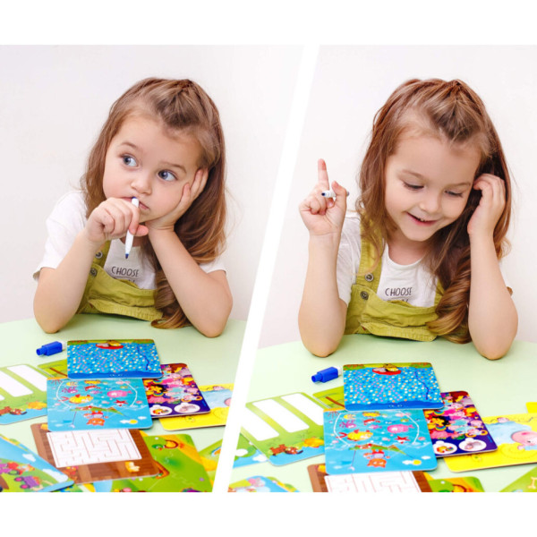 Настільна гра Пиши та витирай "Ферма" Vladi Toys  VT5010-19 укр (VT5010-19)