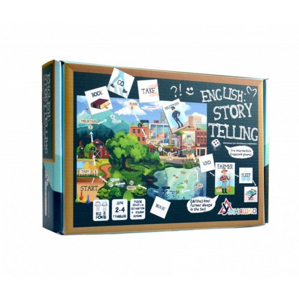 Гра навчальна настільна «English storytelling» 2101 Pre-Intermediate (A2) (2101)