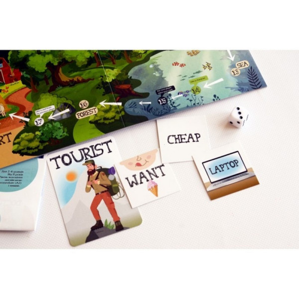 Гра навчальна настільна «English storytelling» 2101 Pre-Intermediate (A2) (2101)