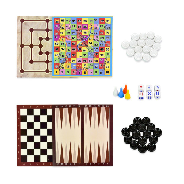 Набор настольных игр "Игры для всей семьи" 30688/1, 4 игры (30688/1)
