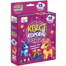 Настольная игра "Квест в коробке Единорожки" VT5902-01 инструкция 12 карт с заданиями (VT5902-01)
