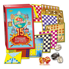Набір настільних ігор "Ігротека" MKC0213, 15 кращих ігор світу (MKC0213)