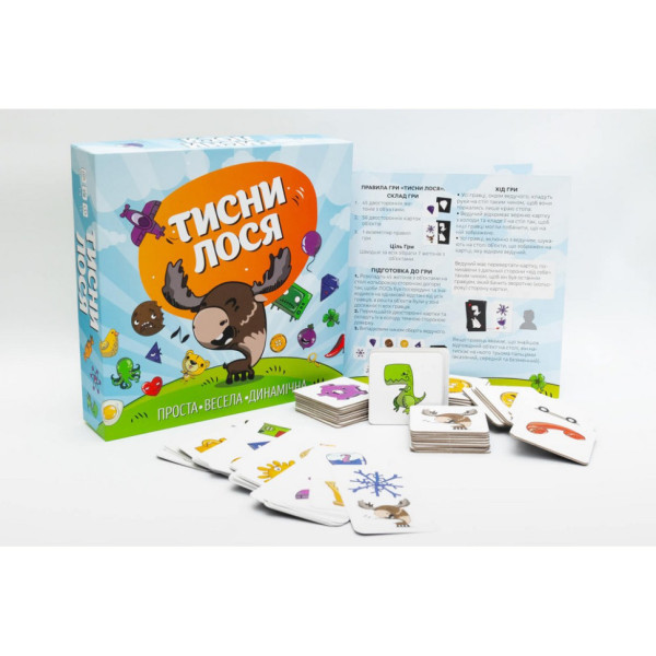 Настольная игра "Жми Лося" FGS43 на украинском языке (FGS43)
