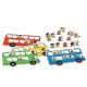 Дитяча Настільна гра "Fun bus stop" ME-175, 4 автобуса і картки пасажирів (ME-175)