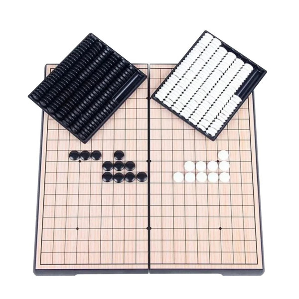 Настільна гра "Go Game" 3215GG 2 кольори фішок, ігрова дошка 32х32 см (3215GG)