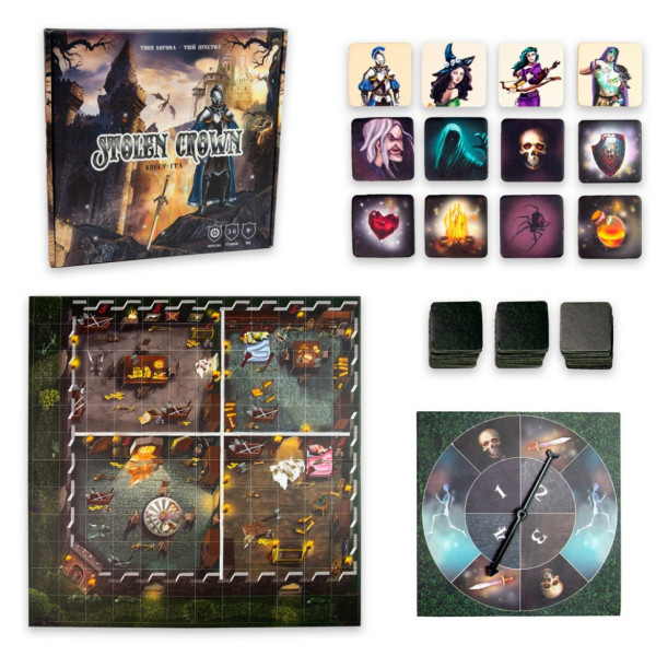 Настільна гра Stolen Crown 30811 рулетка зі стрілкою, ігрове поле (30811)