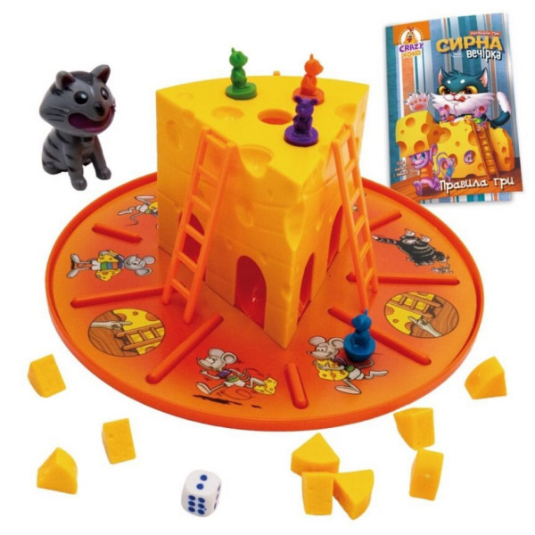 Настільна гра "Сирна вечірка" VT8055-38 гігантський сир на круглій основі (VT8055-38)