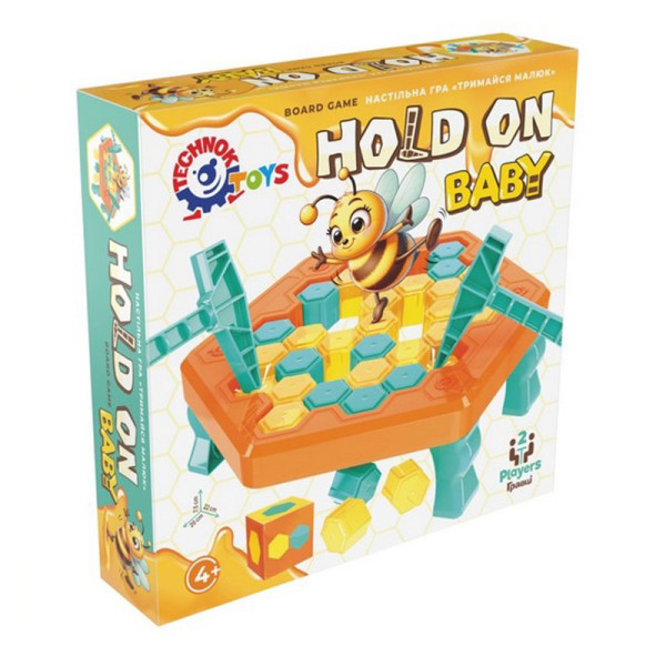 Настільна гра "Тримайся малюк" 9741, 1 бджілка, 2 молоточки (9741TXK)