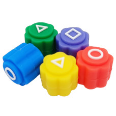 Насттільна гра "Кубики гонгі" Гра в кальмара KBK-KLMR 5 кубиків (KBK-KLMR)