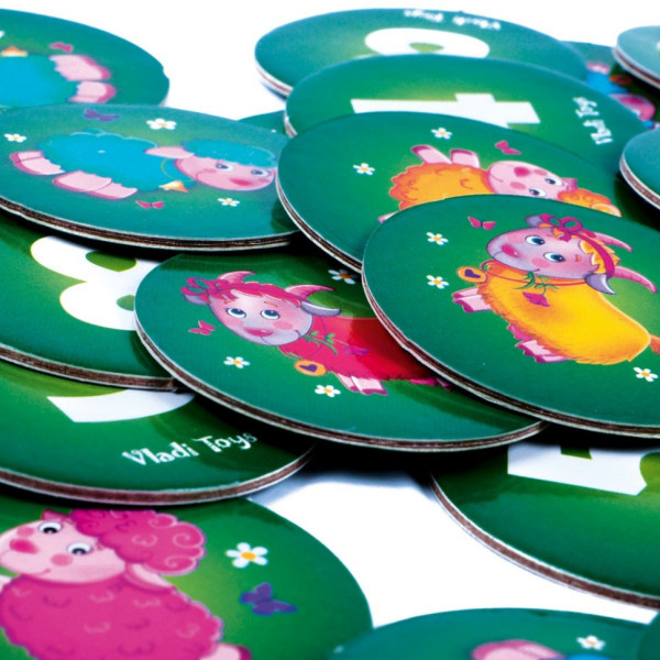 Дитяча настільна гра "Спритні вівці схопи 10-ку!" VT8033-07, 99 фішок (VT8033-07)