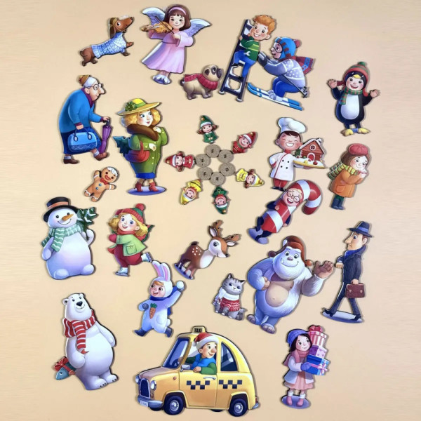 Дитяча настільна гра "Хто був на вулиці?" (ПСД294) PSD294 дерев'яна (PSD294)