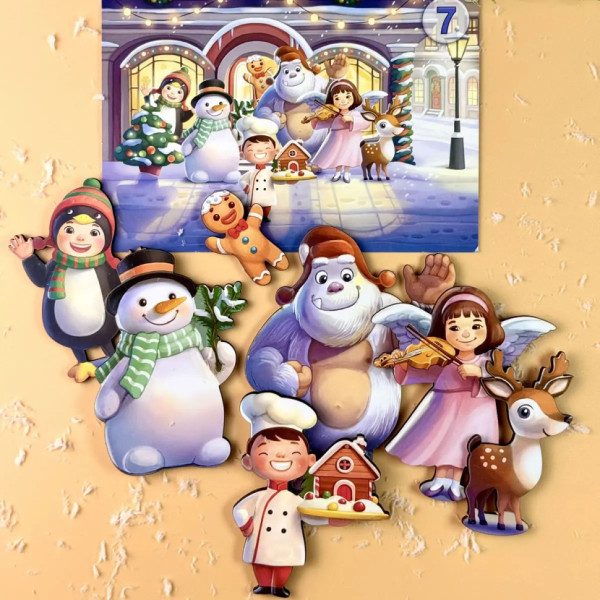 Дитяча настільна гра "Хто був на вулиці?" (ПСД294) PSD294 дерев'яна (PSD294)