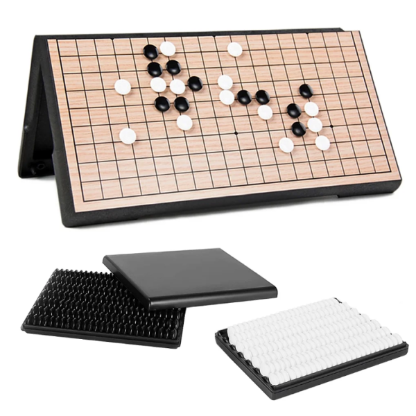 Настільна гра "Go Game" 3215GG 2 кольори фішок, ігрова дошка 32х32 см (3215GG)