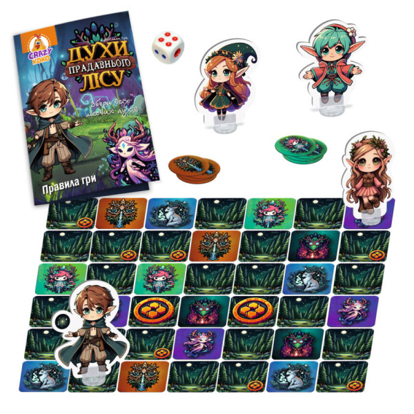 Гра настільна "Духи прадавнього лісу" VT8055-48, 4 персонажі (VT8055-48)