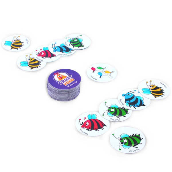 Дитяча настільна гра "Шалені бджоли" VT8077-06, 54 фішки, правила гри (VT8077-06)