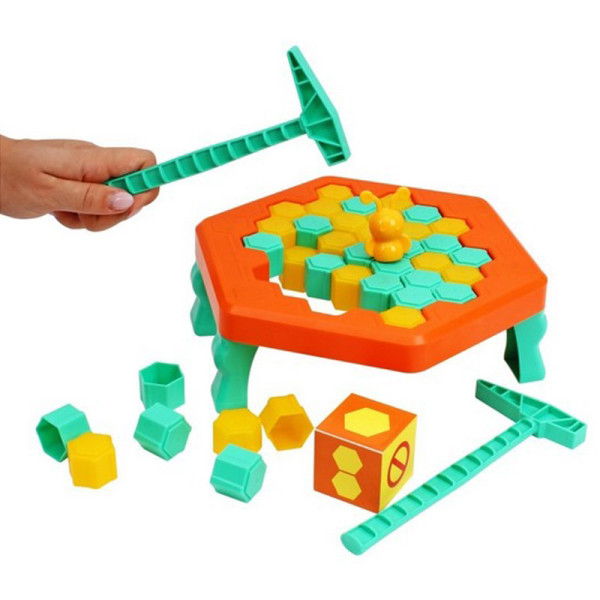 Настольная игра "Держись малыш" 9741, 1 пчелка, 2 молоточка(9741TXK)