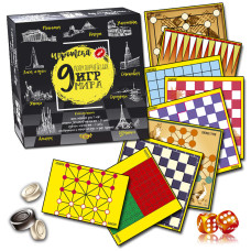 Набір настільних ігор. "Ігротека" MKM0313, 9 найпопулярніших ігор світу (MKM0313)