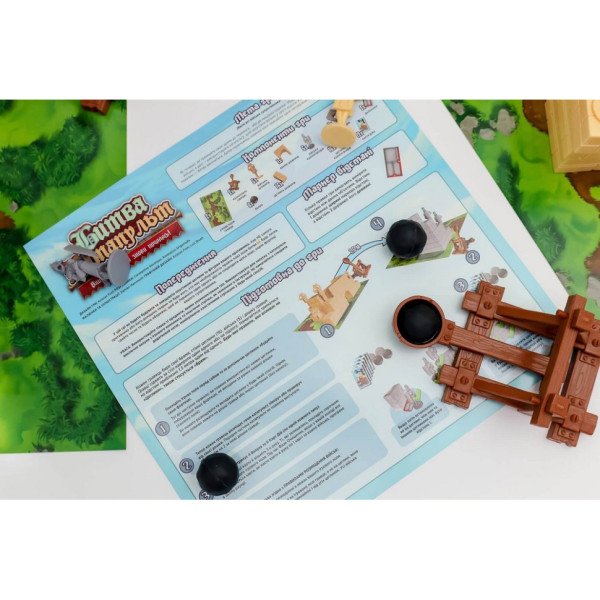 Настольная игра "Битва Катапульт" FGS40 на украинском языке (FGS40)
