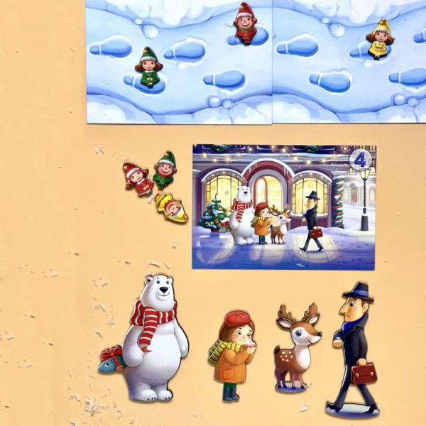 Детская настольная игра "Кто был на улице?" (ПСД294) PSD294 деревянный (PSD294)
