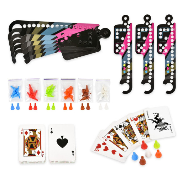 Настольная игра Pegs and Jokers 30348 карты 108 штук, инструкция (30348)
