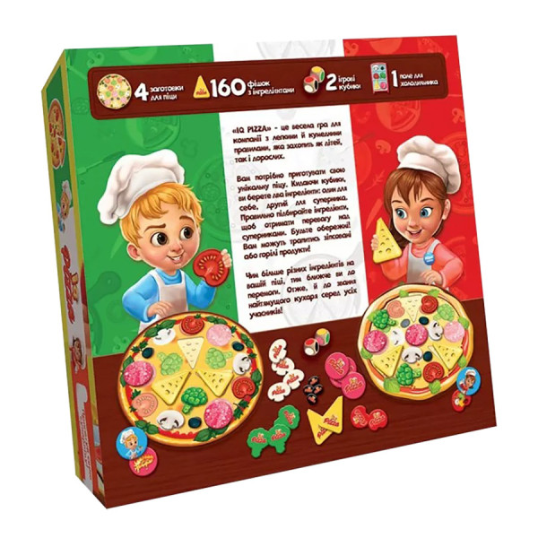 Сімейна настільна гра "IQ Pizza" G-IP-01U укр. мовою (G-IP-01U)
